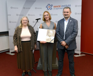 Wręczenie wyróznienia w konkursie im. Jerzego Konorskiego