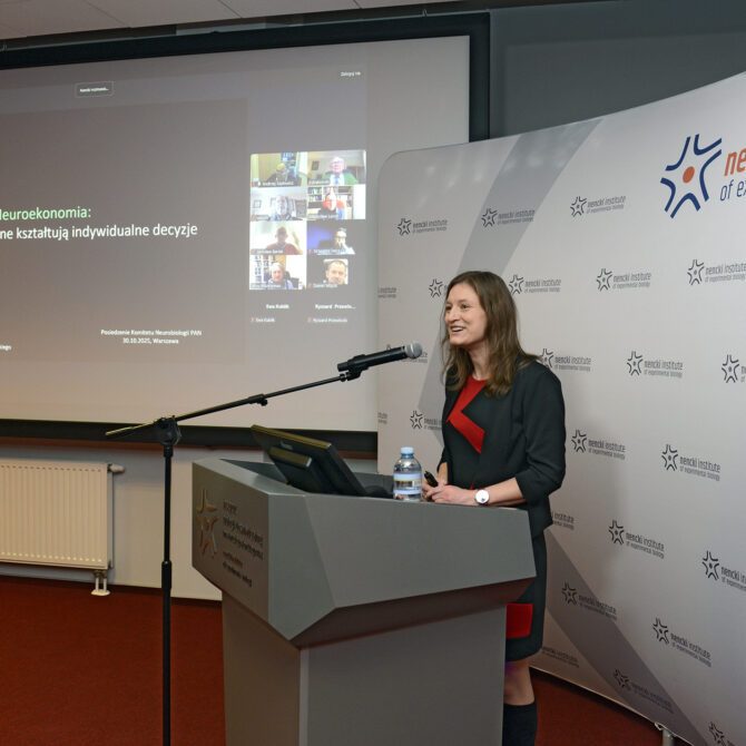 Wykład dr Alicji Puścian Neuroekonomia: jak czynniki społeczne kształtują indywidualne decyzje”