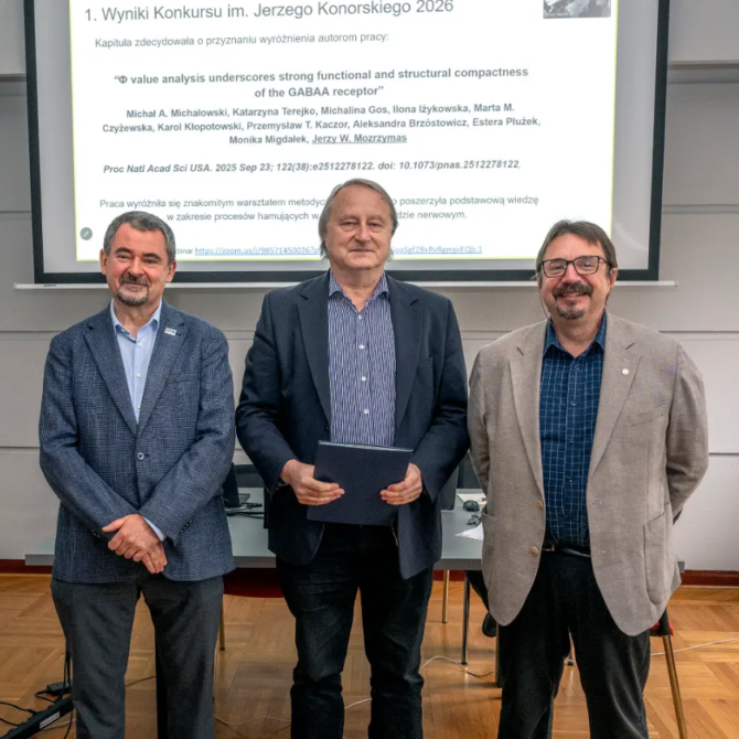 Wykład Laureatów Konkursu im. Jerzego Konorskiego